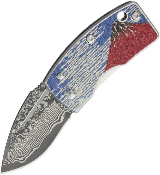Knife & Money clip - Damascus Steel